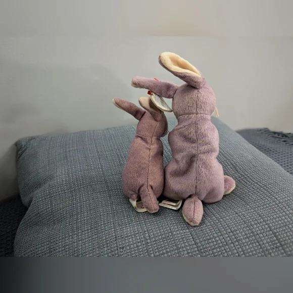 Springy the bunny, ty beanie baby plus McDonald's happy meal ty - Picture 3 of 6